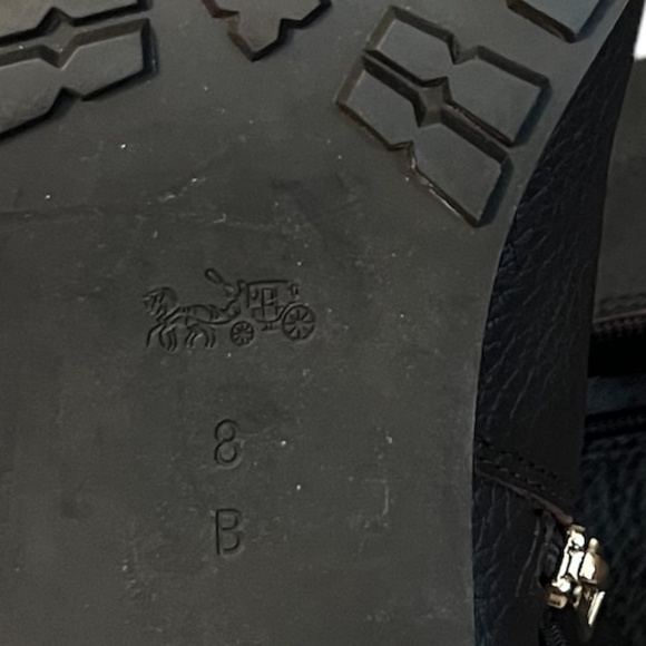 Coach 'Sullivan' Riding Women'sPebbled leather Boot, Size 8B, Brown - Picture 13 of 15